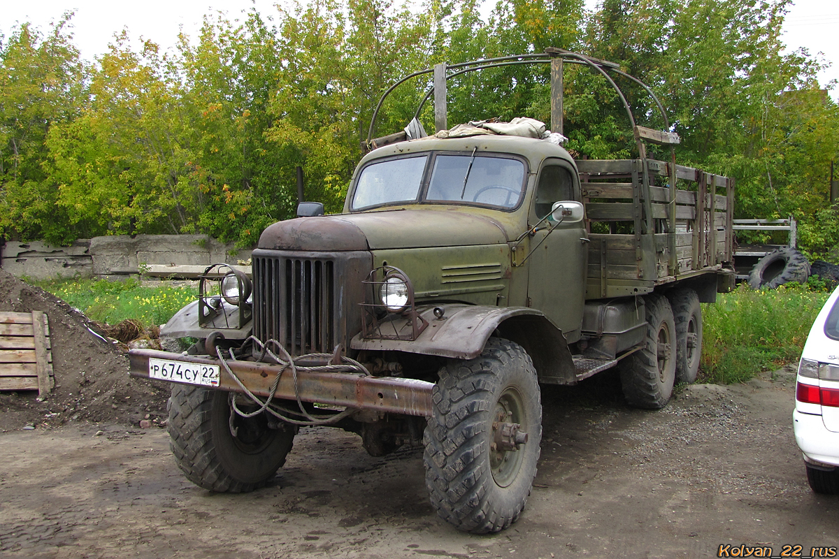 Алтайский край, № Р 674 СУ 22 — ЗИЛ-157 (общая модель)