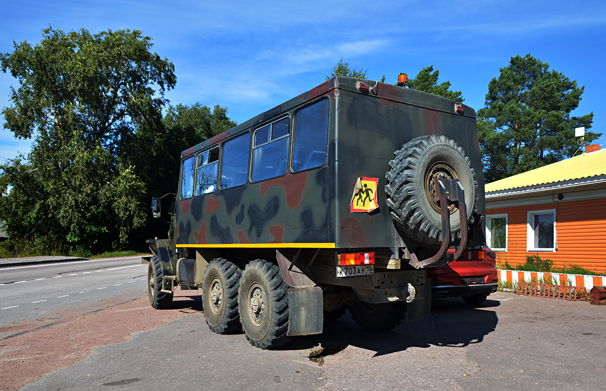 Карелия, № К 703 АУ 10 — Урал-4320-10