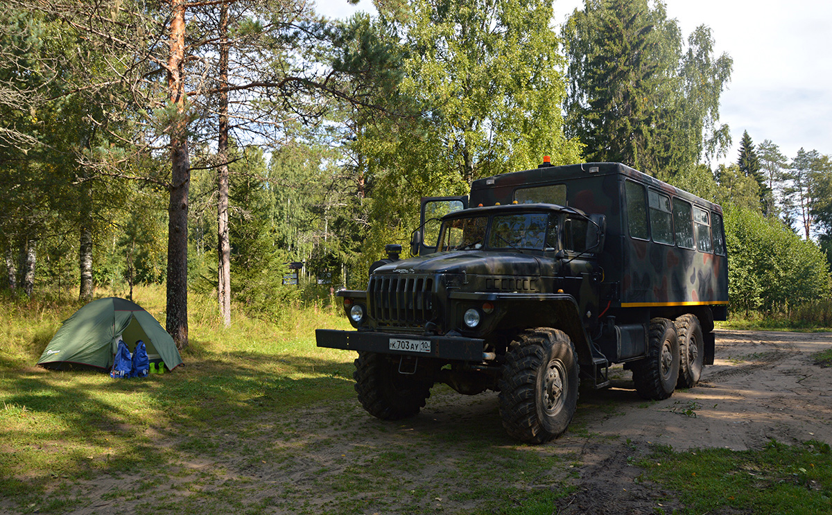 Карелия, № К 703 АУ 10 — Урал-4320-10