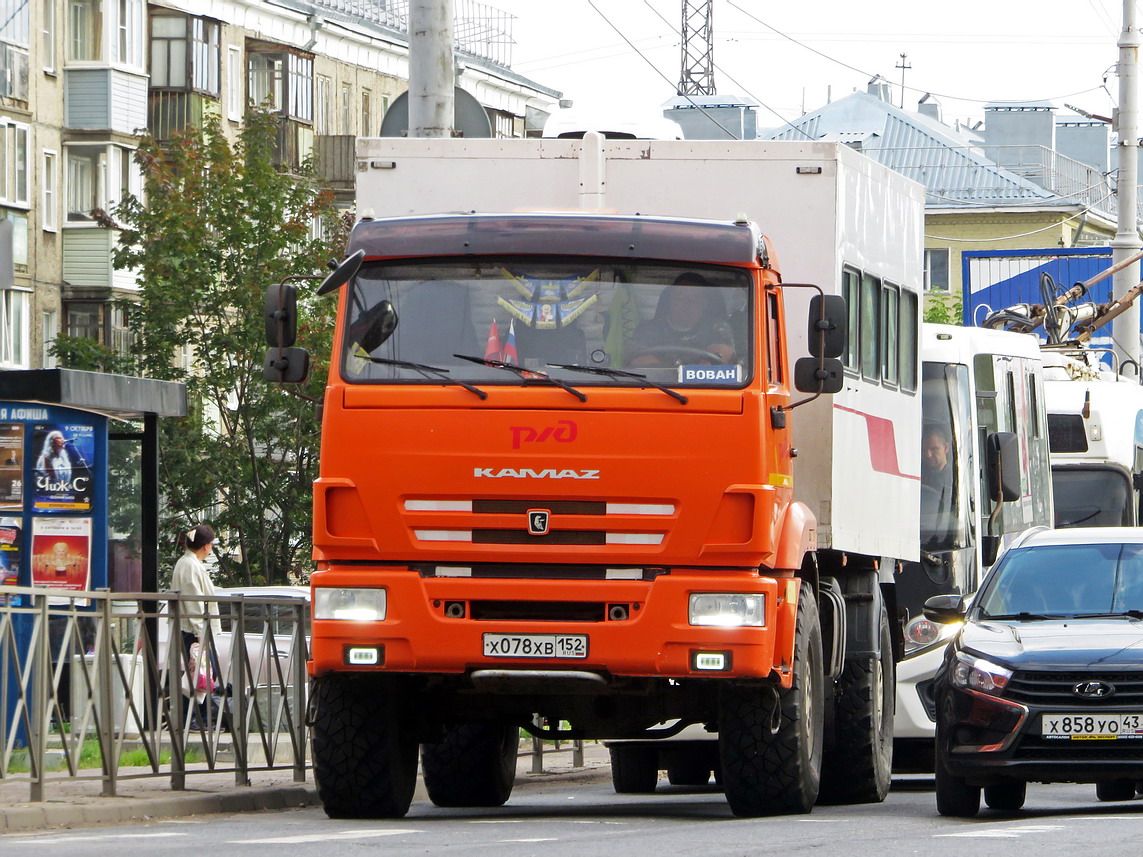 Кировская область, № Х 078 ХВ 152 — КамАЗ-43502-D5(66)