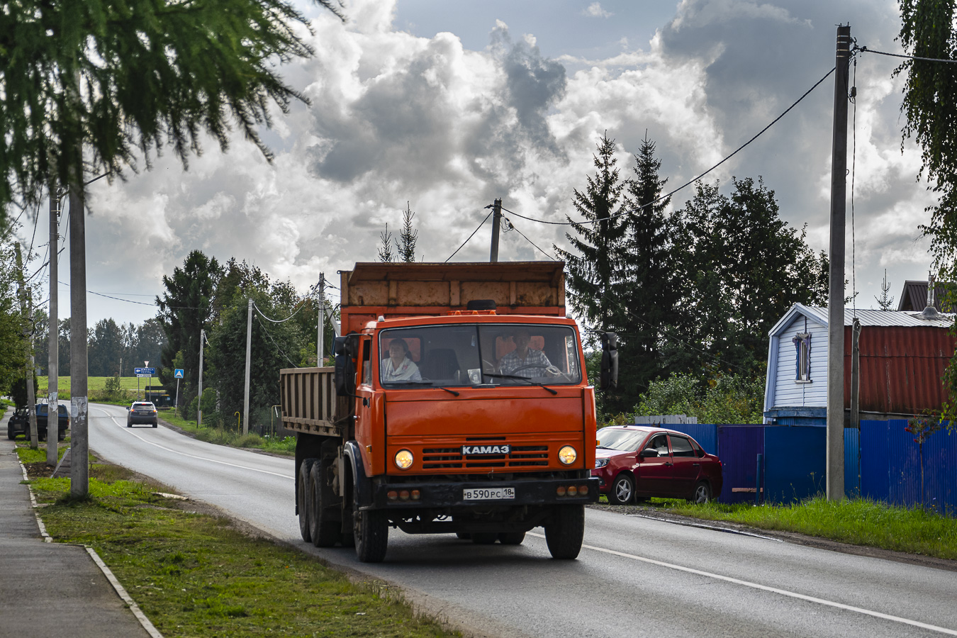 Удмуртия, № В 590 РС 18 — КамАЗ-5320