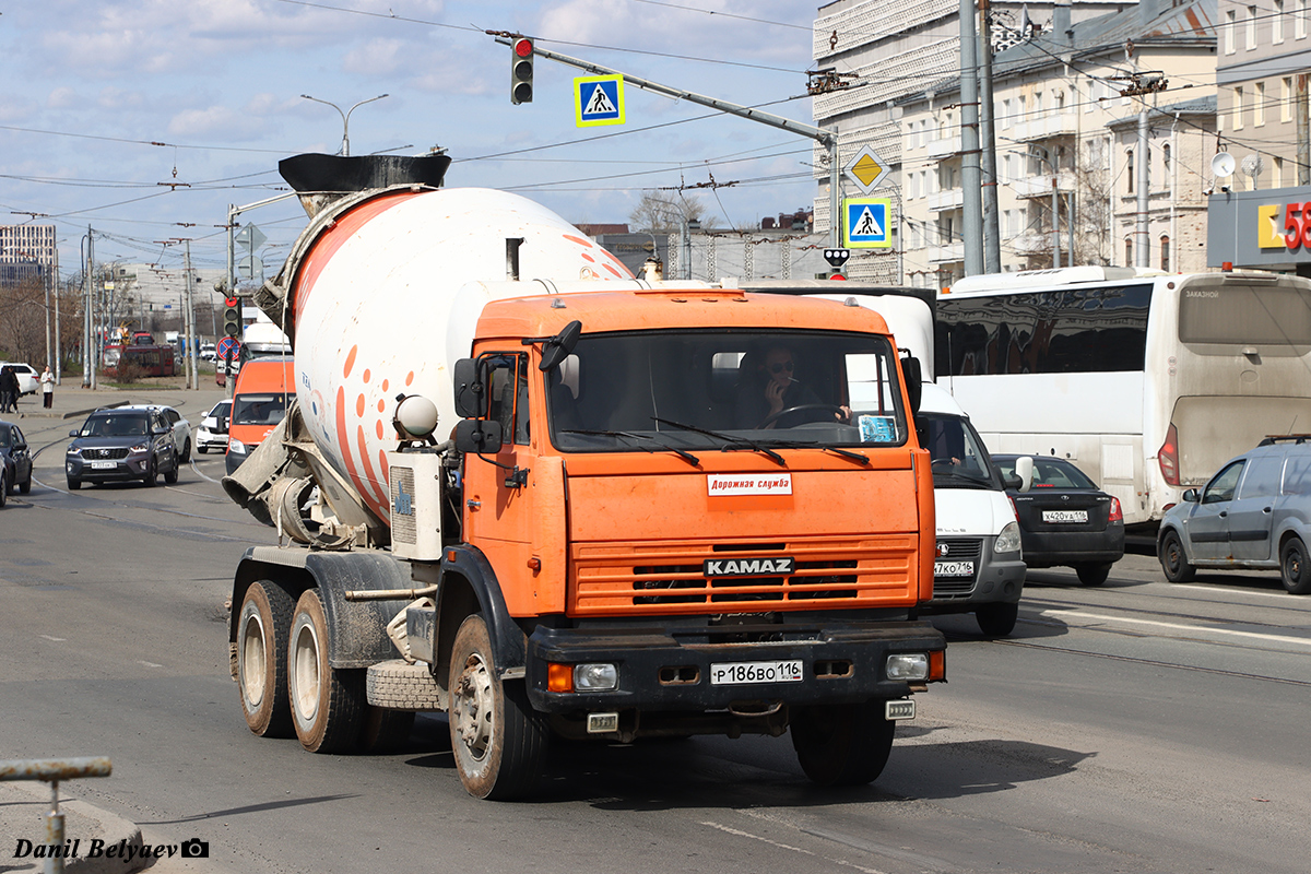 Татарстан, № Р 186 ВО 116 — КамАЗ-65115-62