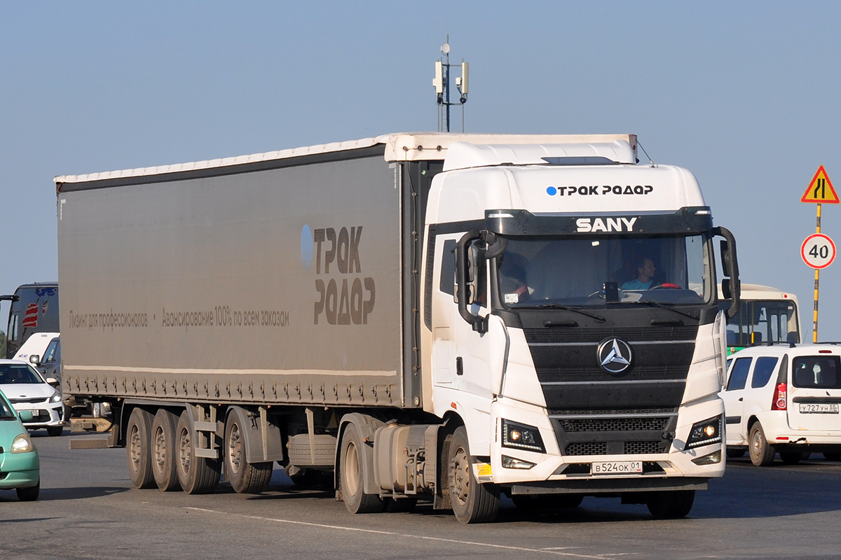 Адыгея, № В 524 ОК 01 — SANY D495 HQC4180