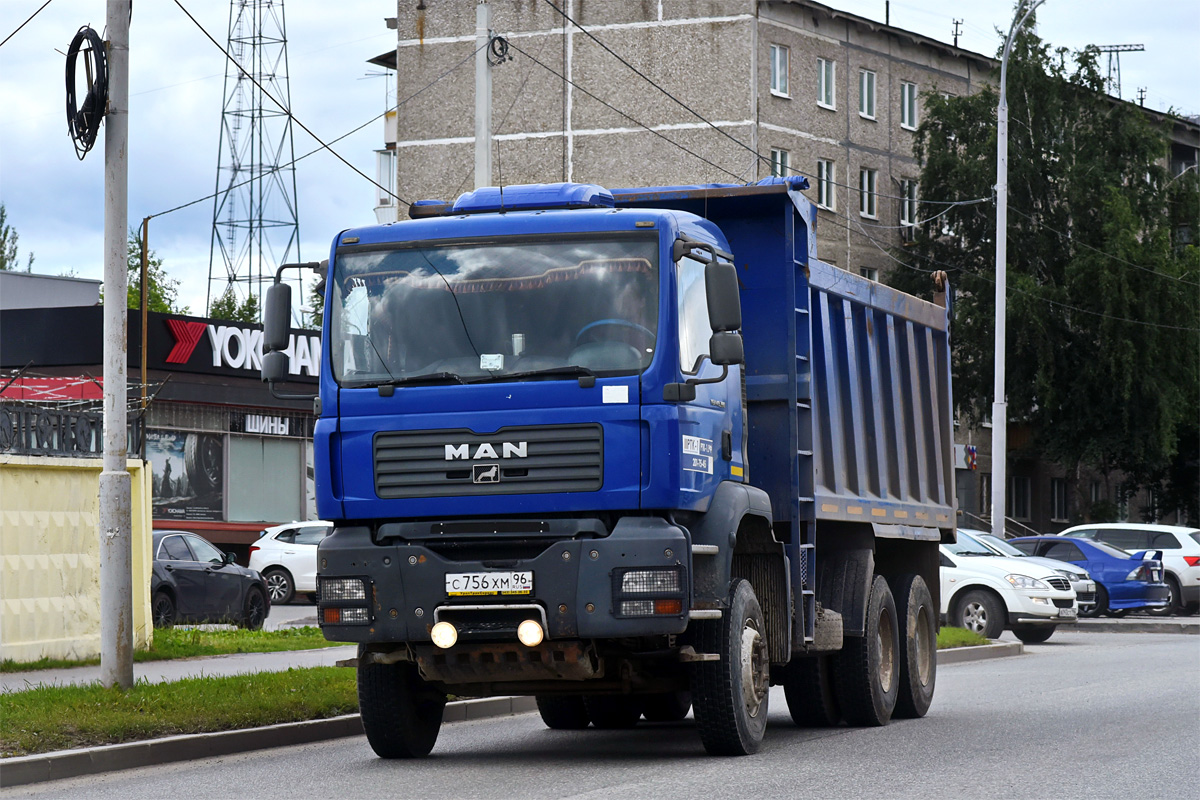 Свердловская область, № С 756 ХМ 96 — MAN TGA 40.390