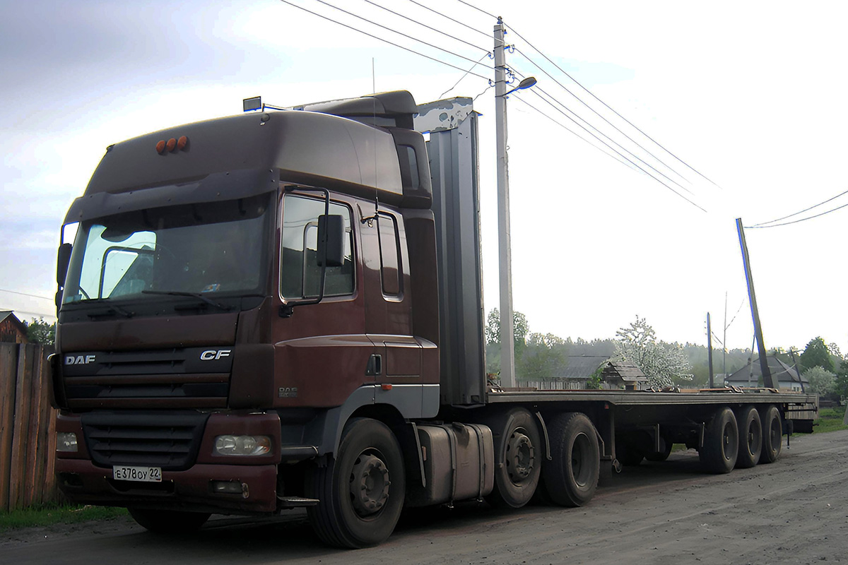 Алтайский край, № Е 378 ОУ 22 — DAF 85 (CF) FTG