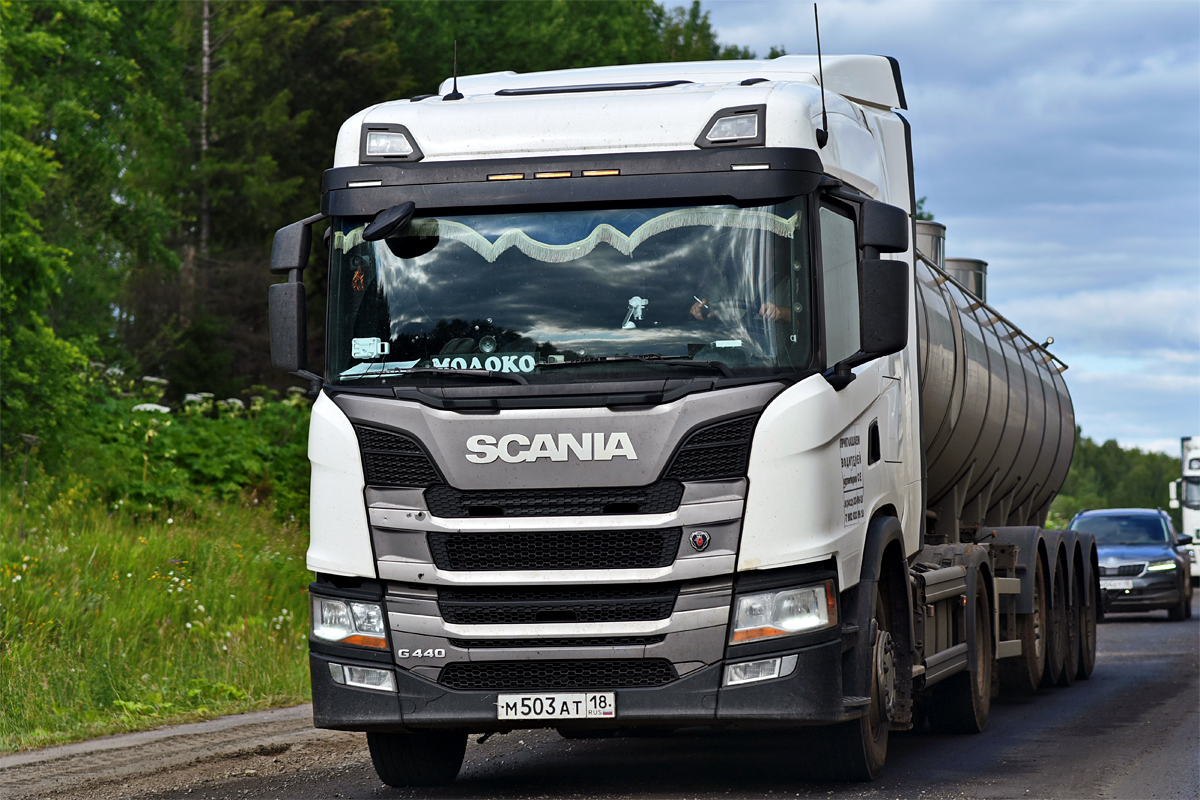 Удмуртия, № М 503 АТ 18 — Scania ('2016) G440