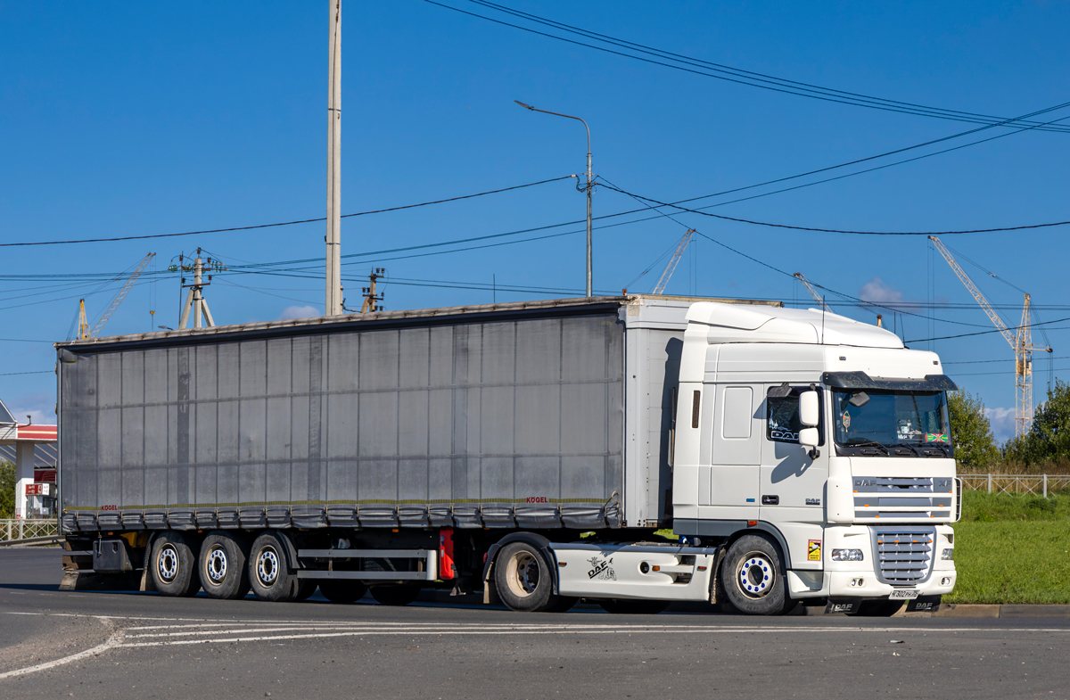 Вологодская область, № К 302 РН 35 — DAF XF105 FT