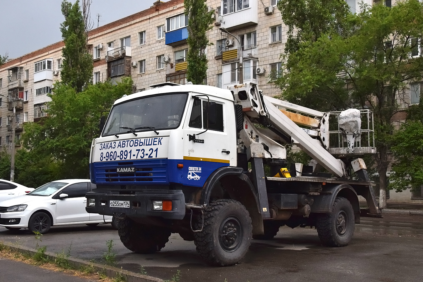 Волгоградская область, № О 255 ОМ 134 — КамАЗ-43501 [435010]