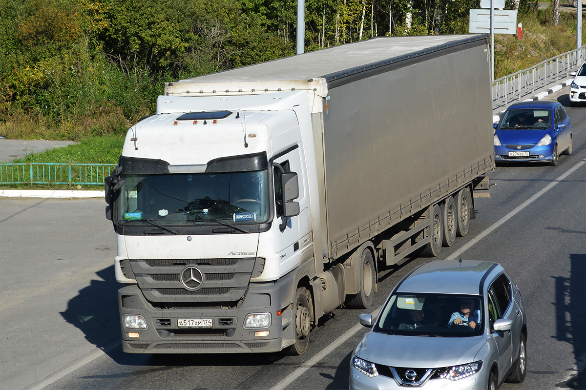 Челябинская область, № А 517 ХМ 174 — Mercedes-Benz Actros ('2009) 1844