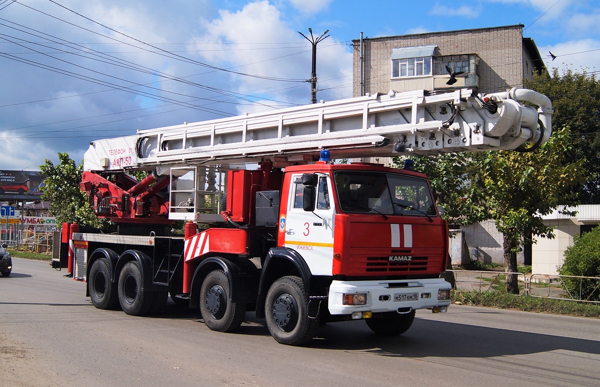 Удмуртия, № М 517 КМ 18 — КамАЗ-6540-15 [65400R]