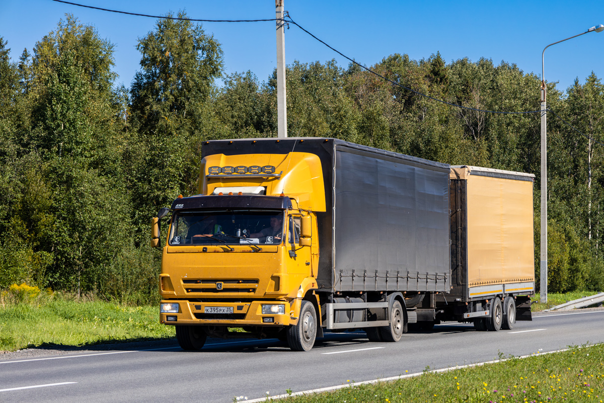 Вологодская область, № К 395 РХ 35 — КамАЗ-4308-C3(79)