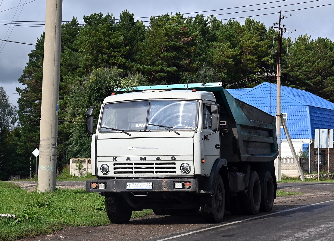 Кемеровская область, № Т 740 ОТ 42 — КамАЗ-55111-02 [55111C]
