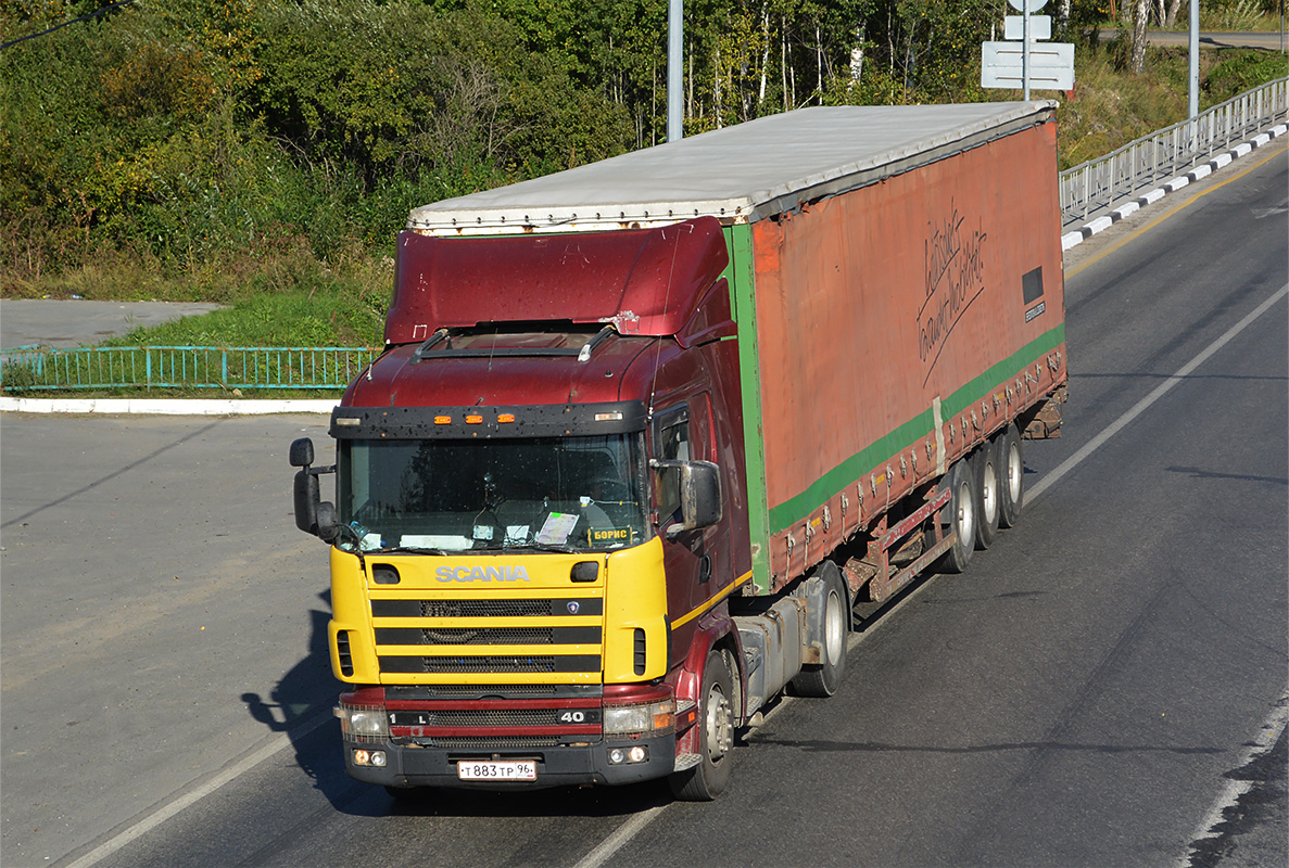 Свердловская область, № Т 883 ТР 96 — Scania ('1996) R124L