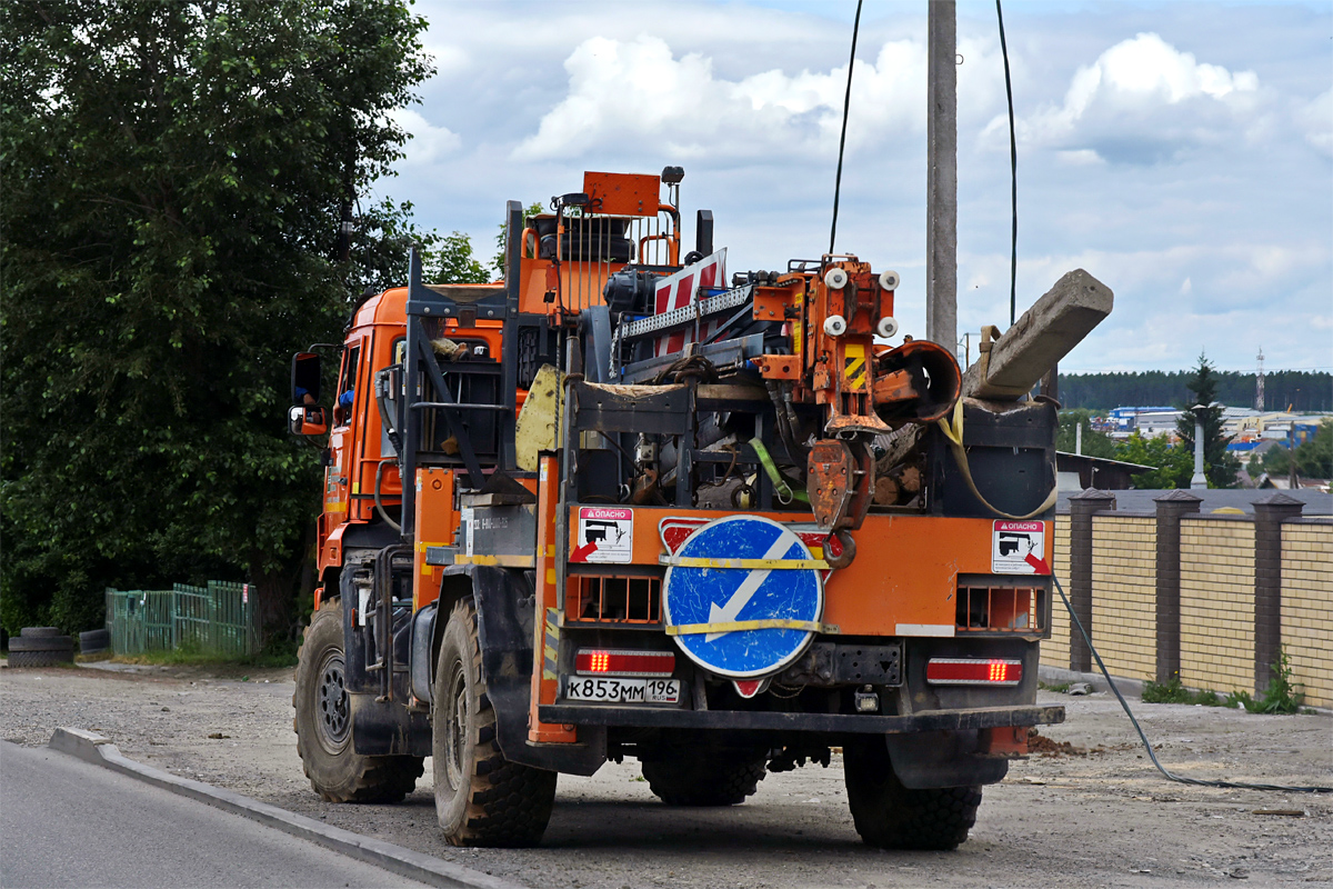 Свердловская область, № К 853 ММ 196 — КамАЗ-43502-D5(66)