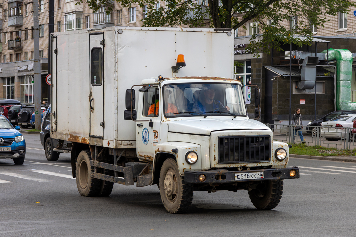 Вологодская область, № Е 516 КК 35 — ГАЗ-3309