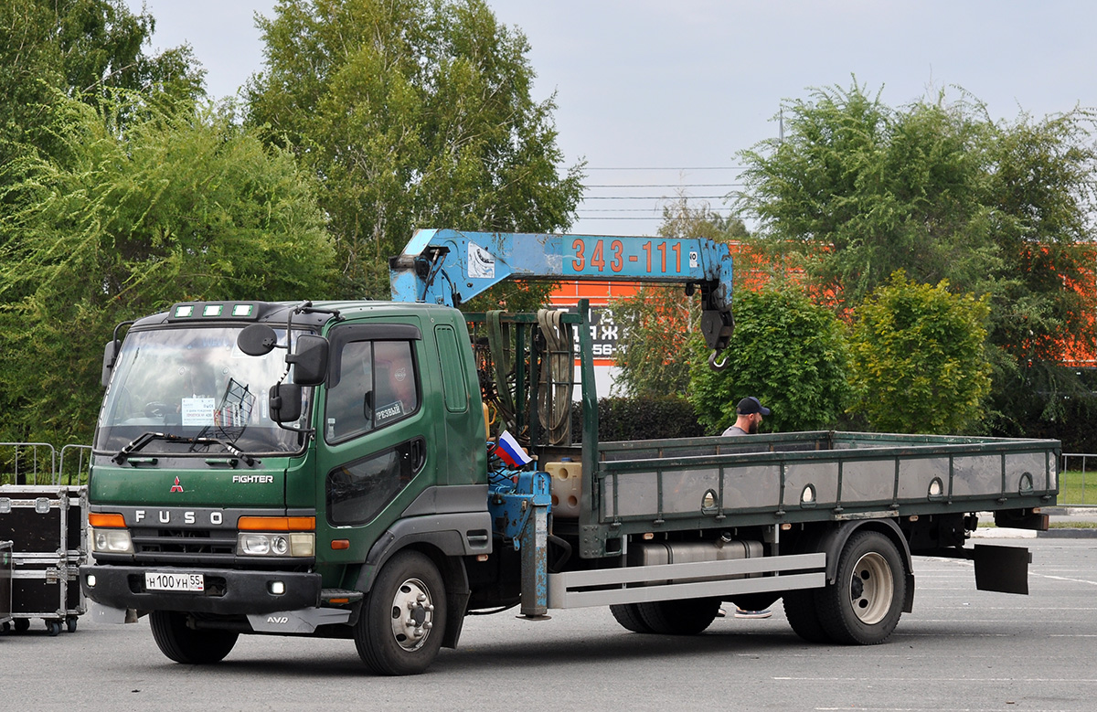 Омская область, № Н 100 УН 55 — Mitsubishi Fuso Fighter