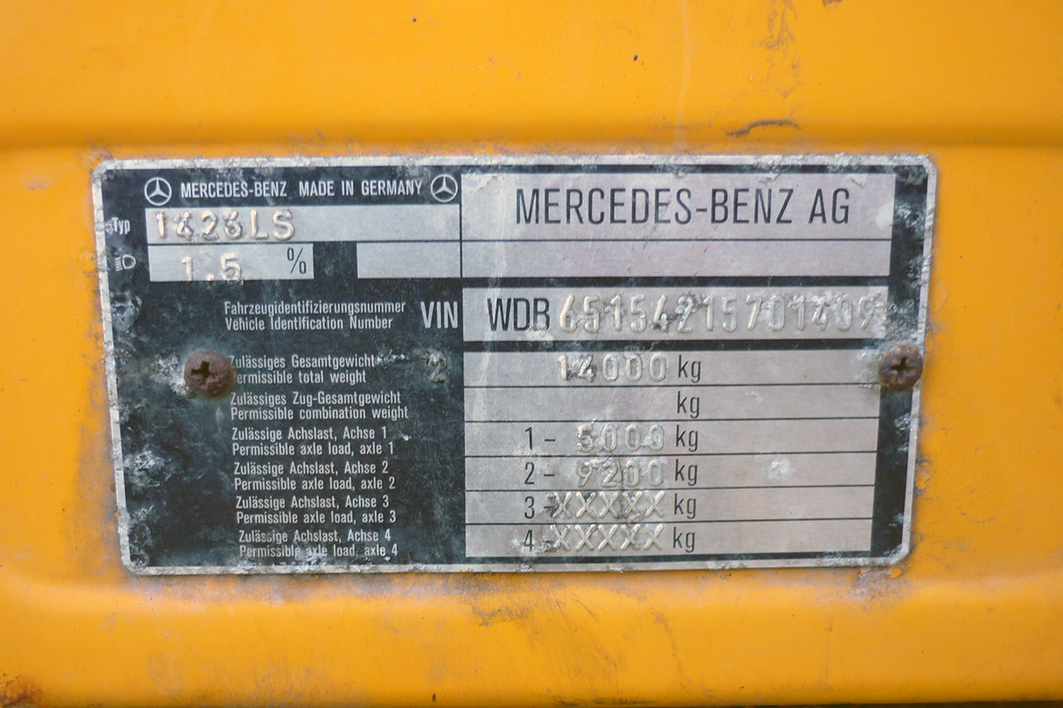 Архангельская область, № М 783 ВМ 29 — Mercedes-Benz SK (общ. мод.)