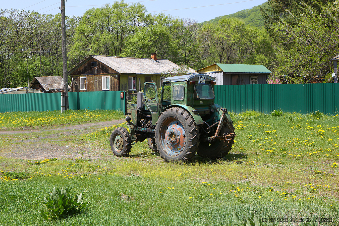 Приморский край, № 9518 ВО 25 — Т-40АМ