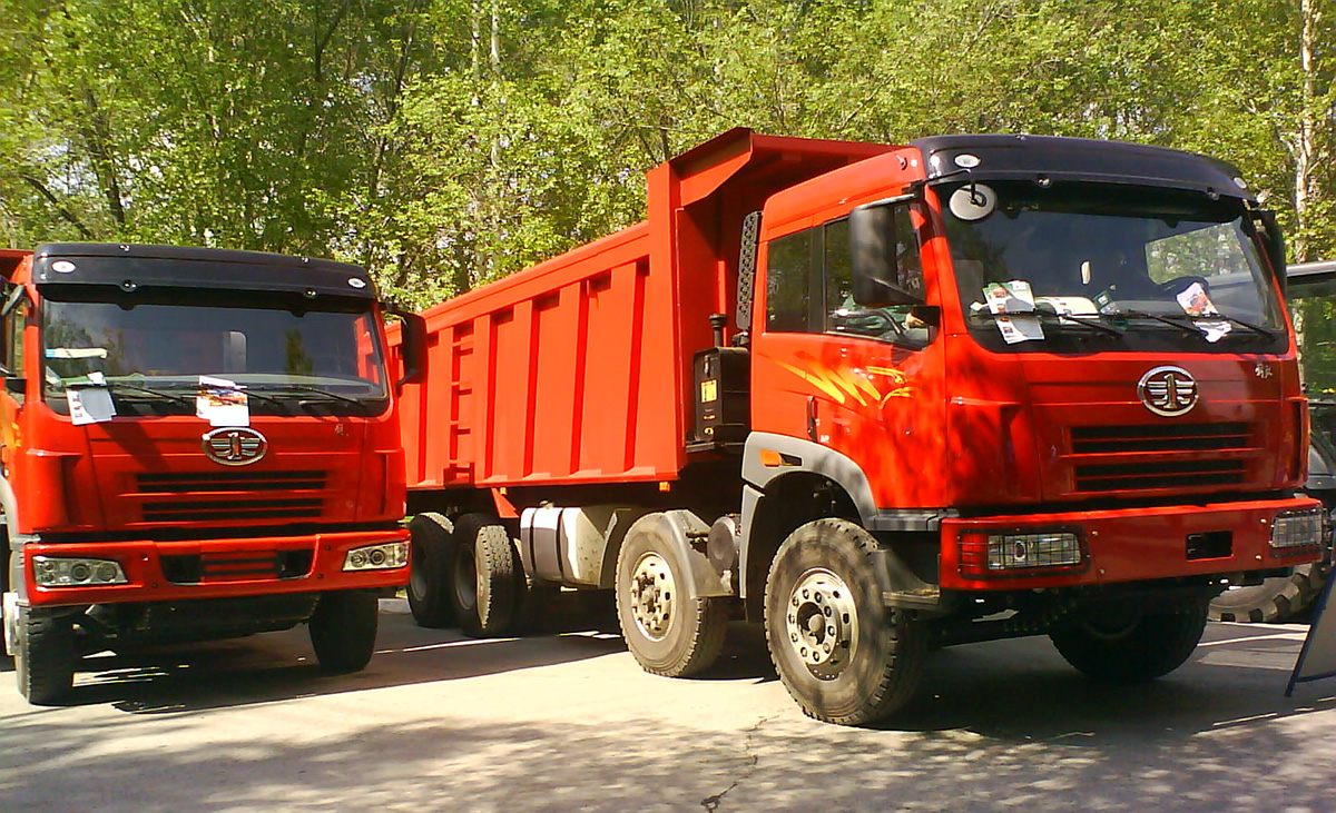 Тюменская область, № (72) Б/Н 0088 — FAW J5 (общая модель); Транспортные средства без номеров (Тюменская область); Новая техника (Тюменская область)