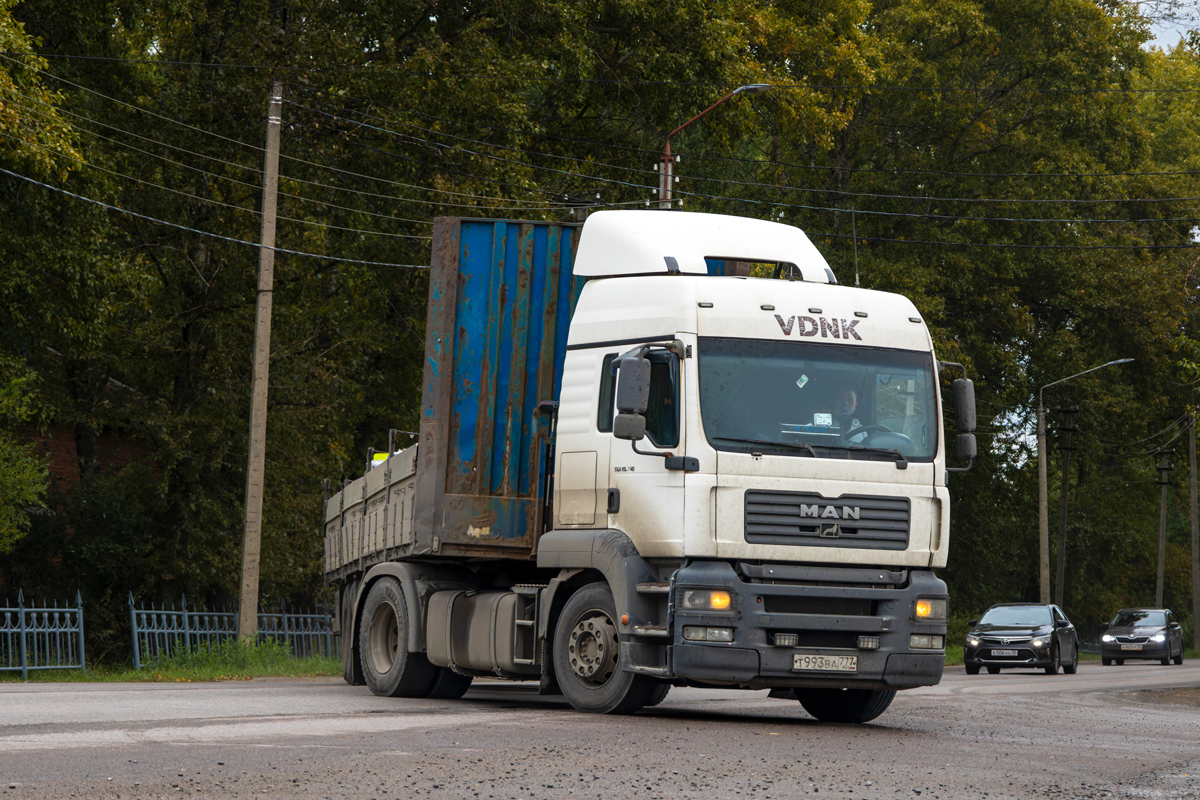 Москва, № Т 993 ВА 777 — MAN TGA 19.390