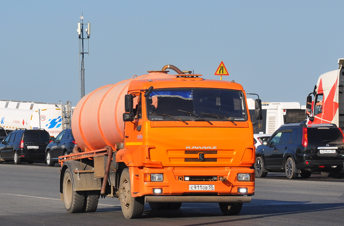 Омская область, № С 911 ОВ 55 — КамАЗ-43253-H3(99)