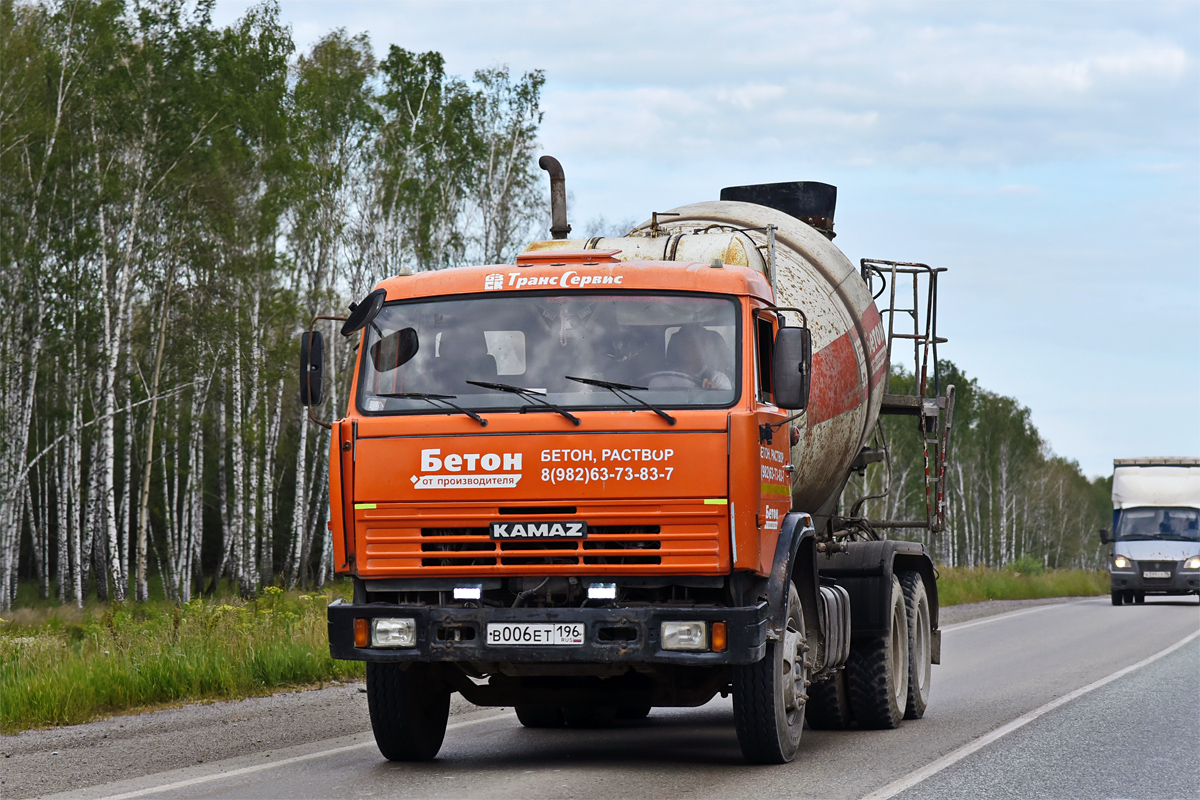 Свердловская область, № В 006 ЕТ 196 — КамАЗ-65115-62
