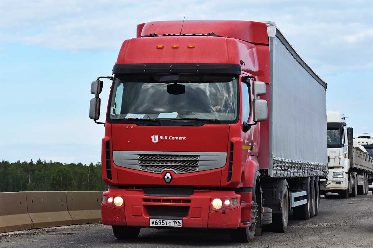 Свердловская область, № А 695 ТС 196 — Renault Premium ('2006) [X9P]