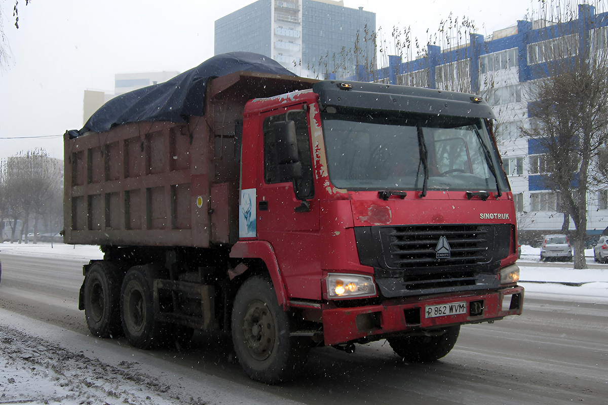Костанайская область, № P 862 WVM — Howo HW (общая модель)