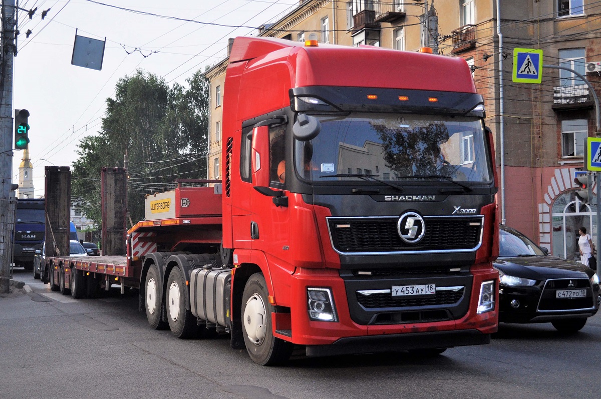 Удмуртия, № У 453 АУ 18 — Shaanxi Shacman X3000 SX4258