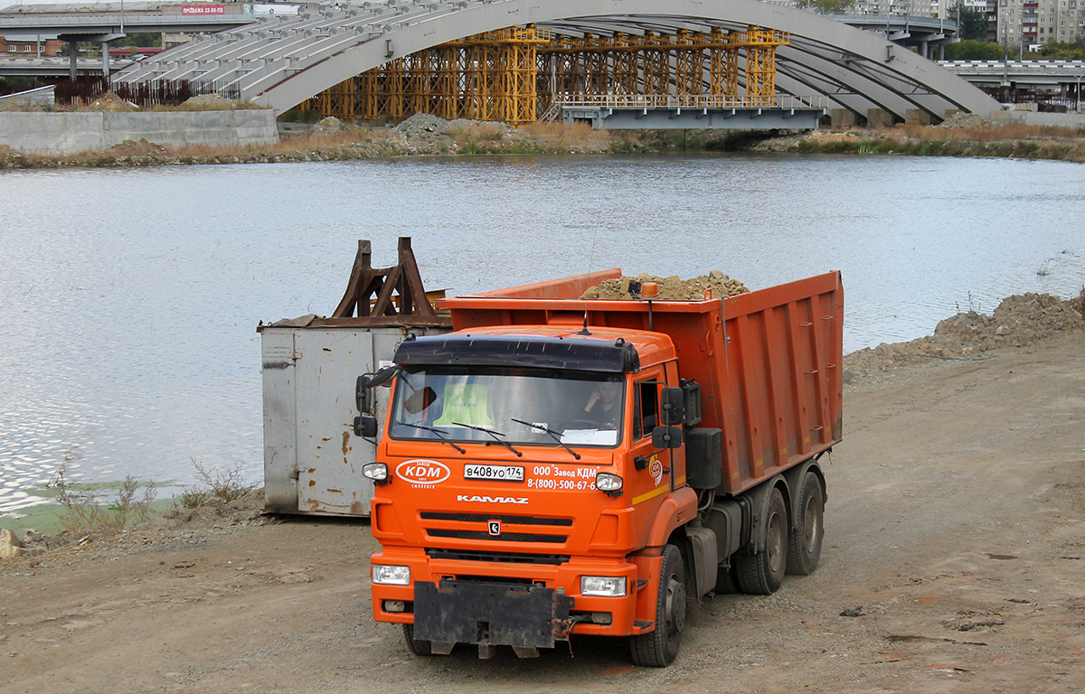 Челябинская область, № В 408 УО 174 — КамАЗ-6520-53