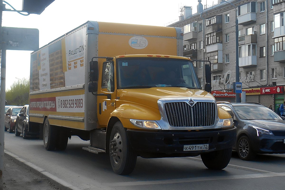 Тюменская область, № К 491 ТН 72 — International 4300