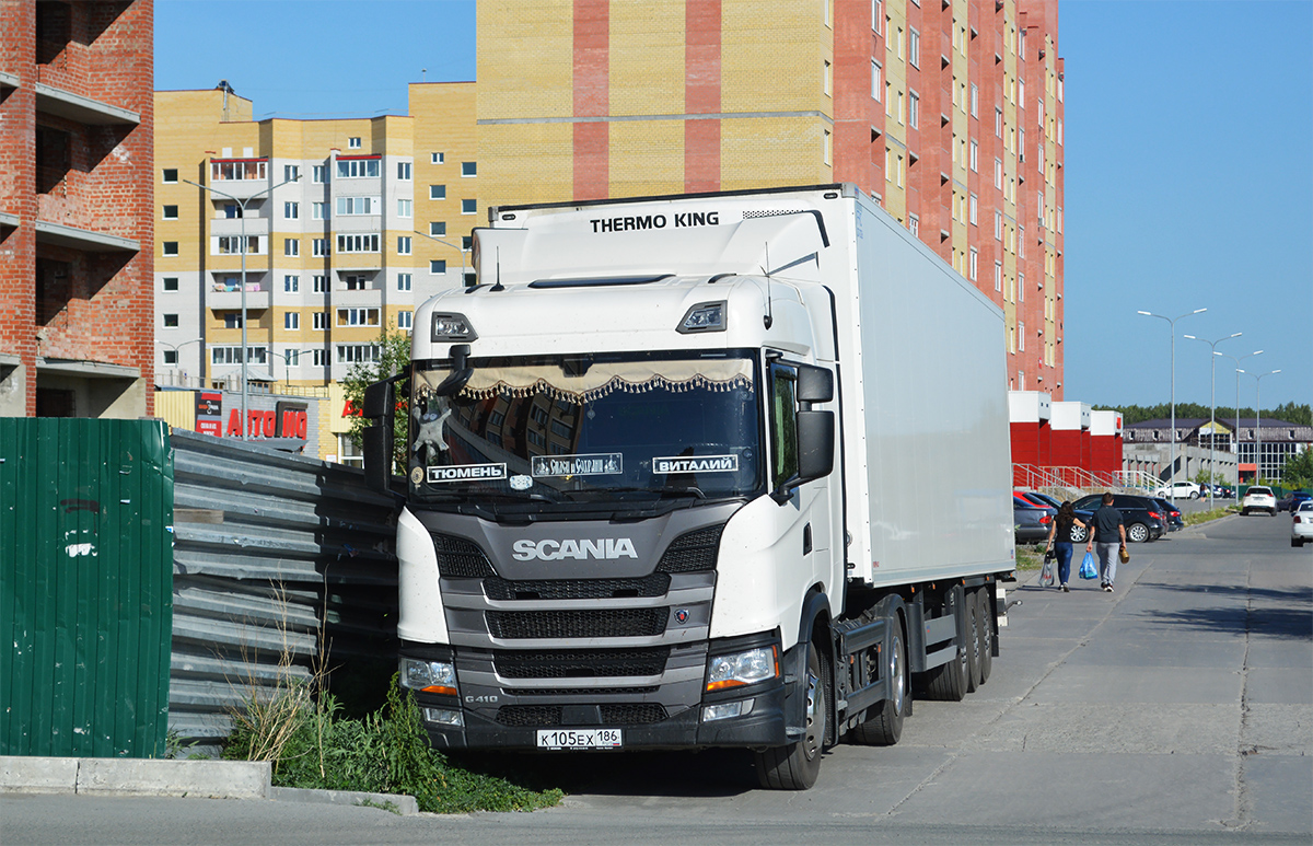 Ханты-Мансийский автоном.округ, № К 105 ЕХ 186 — Scania ('2016) G410