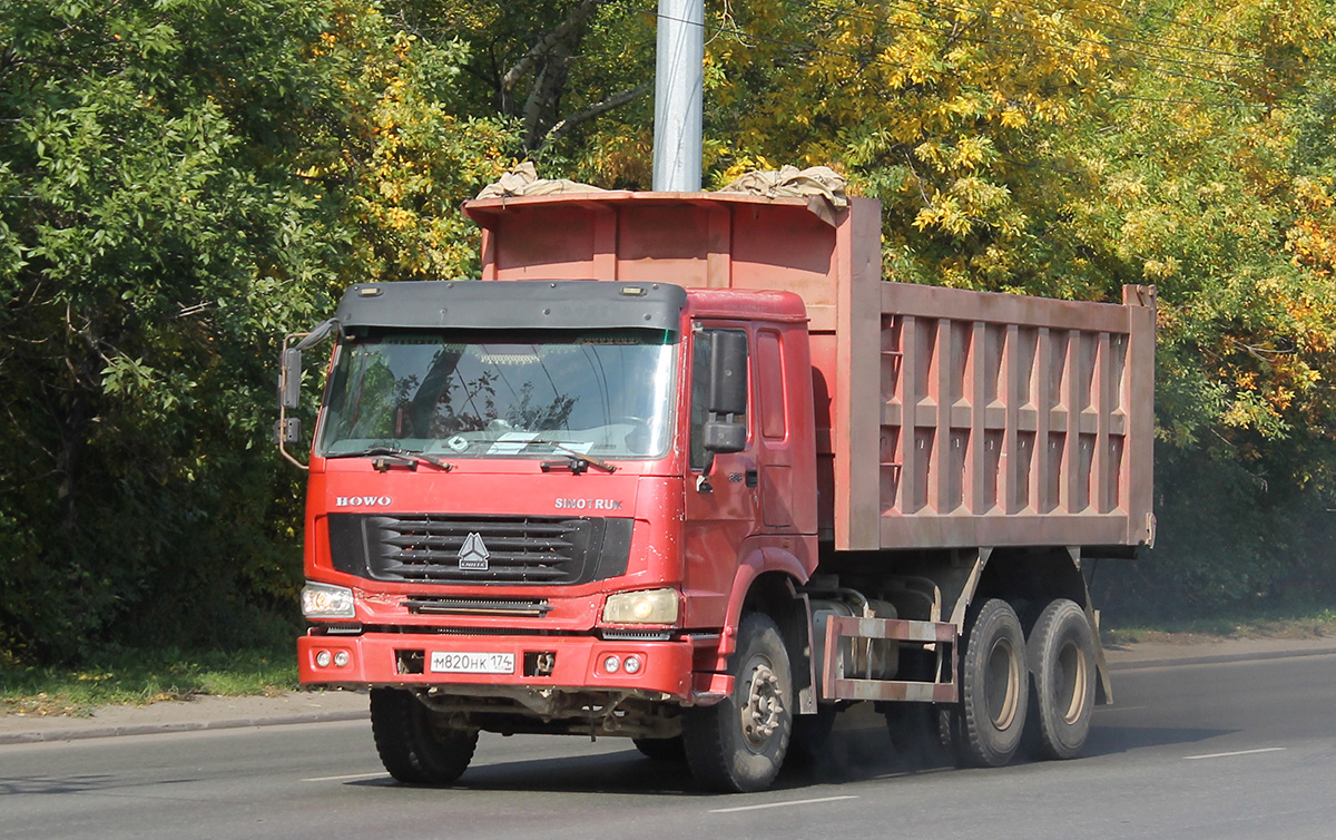 Челябинская область, № М 820 НК 174 — Howo HW ZZ3327