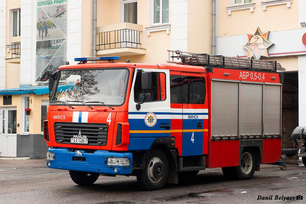Минск, № АХ 1486-7 — МАЗ-4371 (общая модель)
