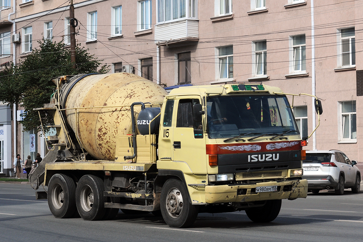 Омская область, № А 980 ВМ 155 — Isuzu (общая модель)