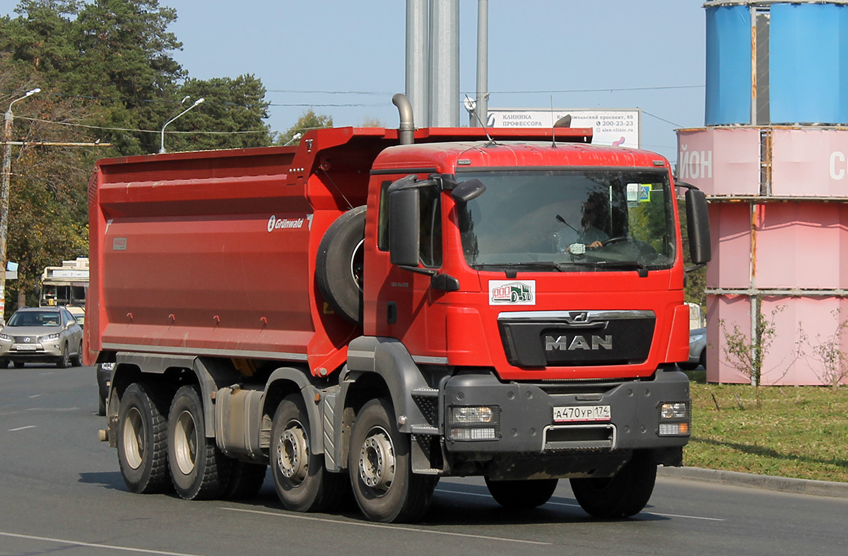 Челябинская область, № А 470 УР 174 — MAN TGS 41.440