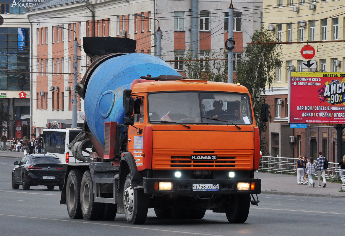 Омская область, № Н 753 ОА 55 — КамАЗ-53229-15 [53229R]