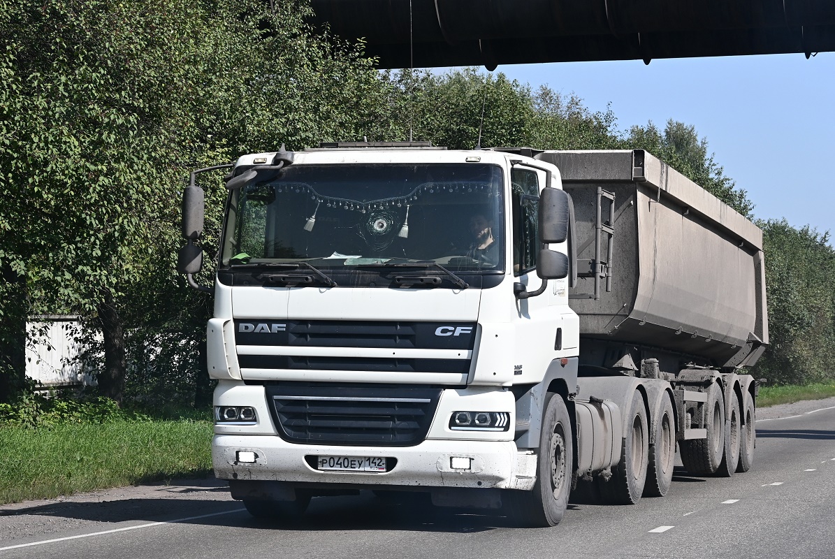 Кемеровская область, № Р 040 ЕУ 142 — DAF CF85 FTT