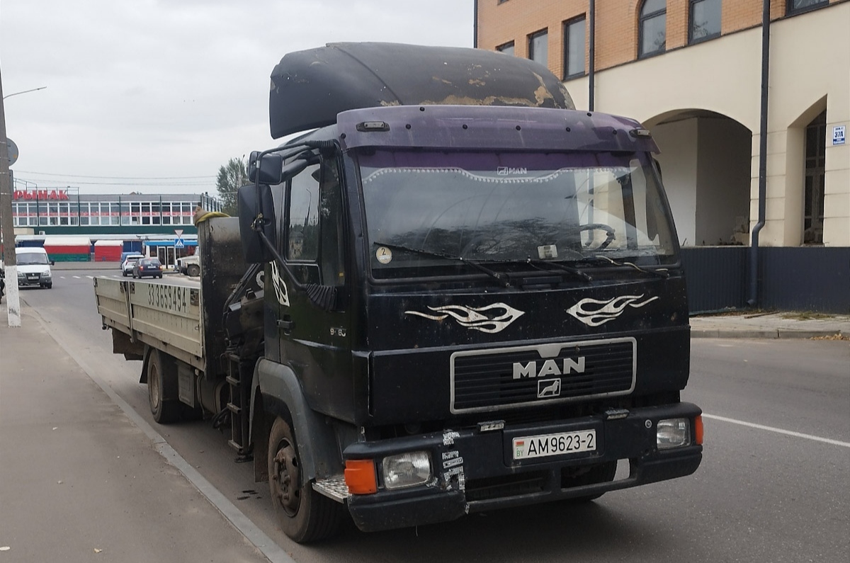 Витебская область, № АМ 9623-2 — MAN L2000 (общая модель)