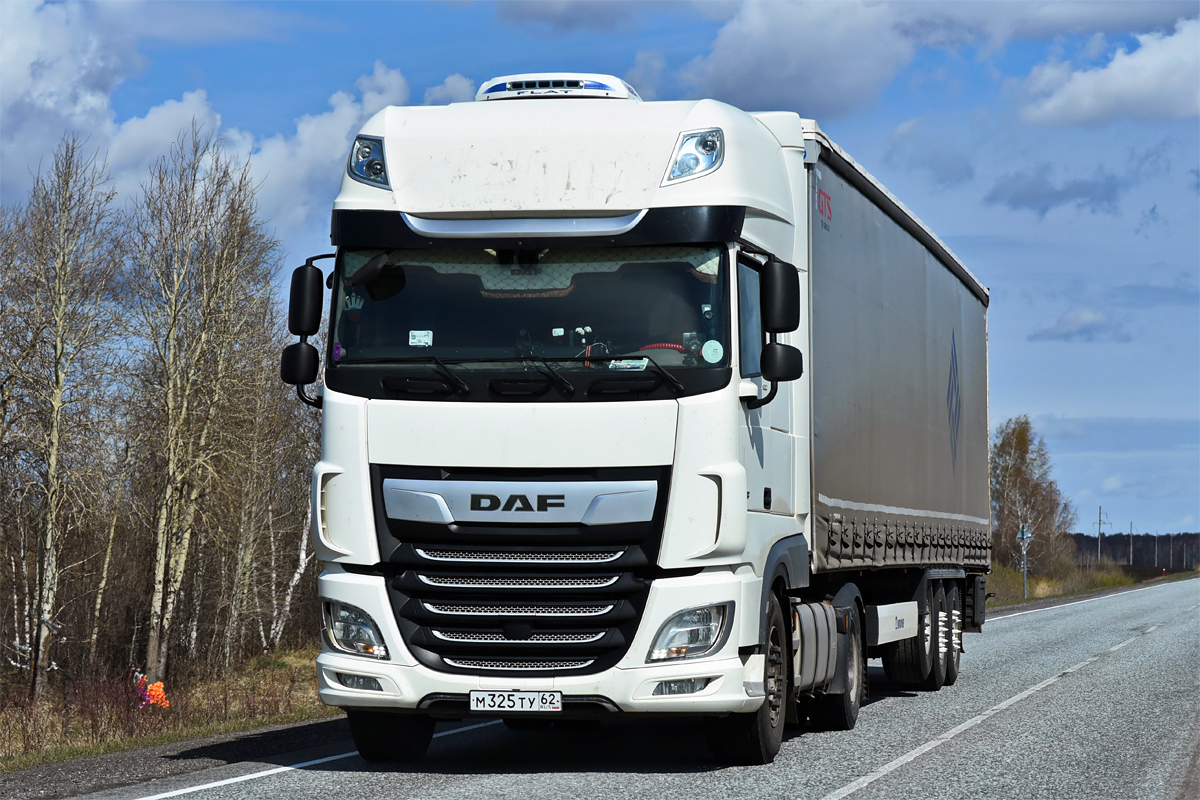 Рязанская область, № М 325 ТУ 62 — DAF XF Euro6 FT