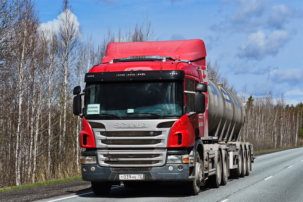 Тюменская область, № Т 039 НЕ 72 — Scania ('2011) P400