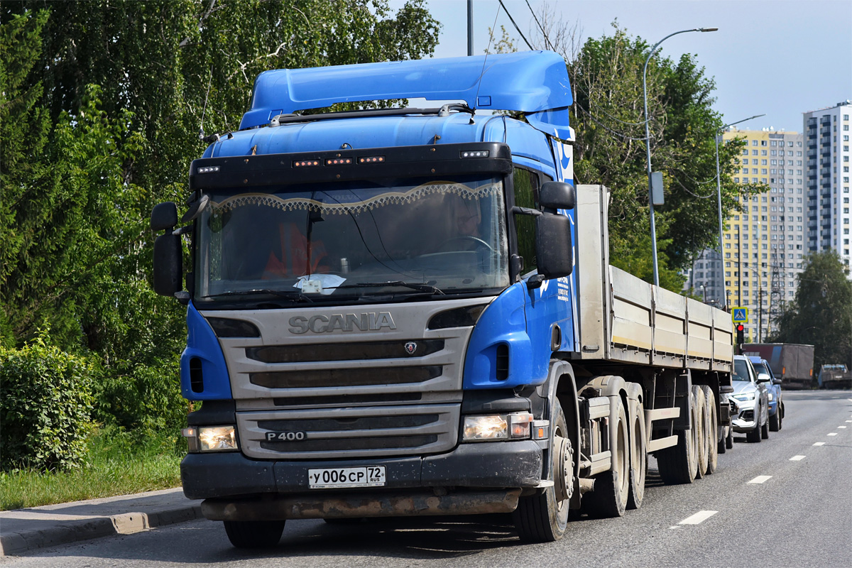 Тюменская область, № У 006 СР 72 — Scania ('2004) P400