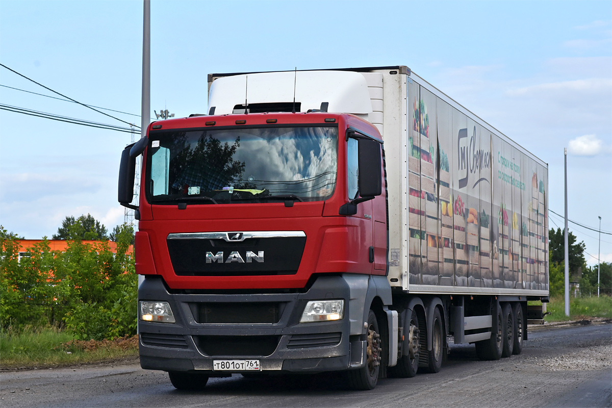 Ростовская область, № Т 801 ОТ 761 — MAN TGX 26.400