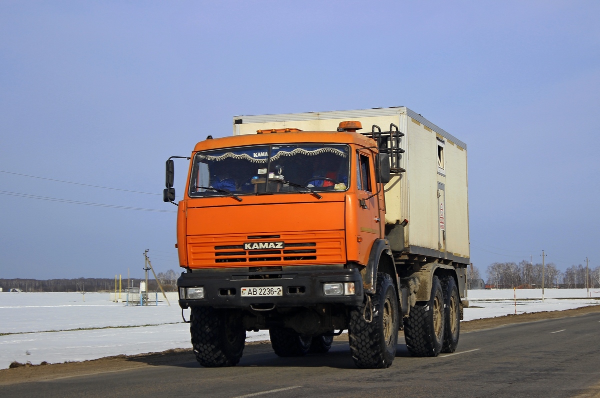 Витебская область, № АВ 2236-2 — КамАЗ-43114 (общая модель)