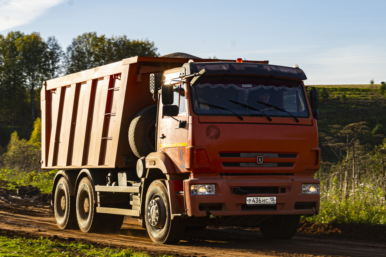 Удмуртия, № Р 436 НС 18 — КамАЗ-6520-43