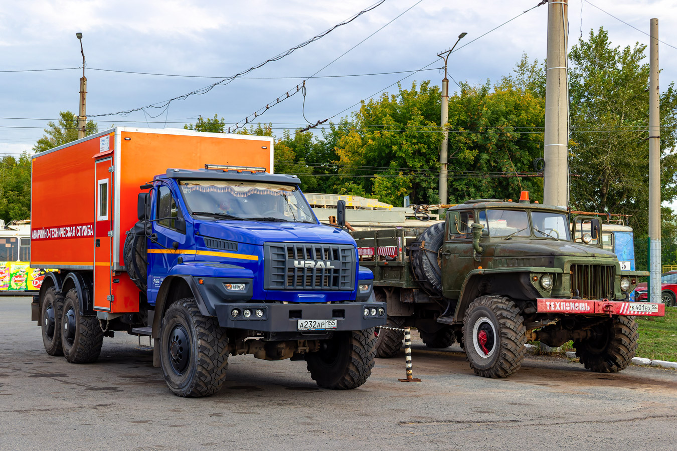 Омская область, № А 232 АР 155 — Урал NEXT 4320-72