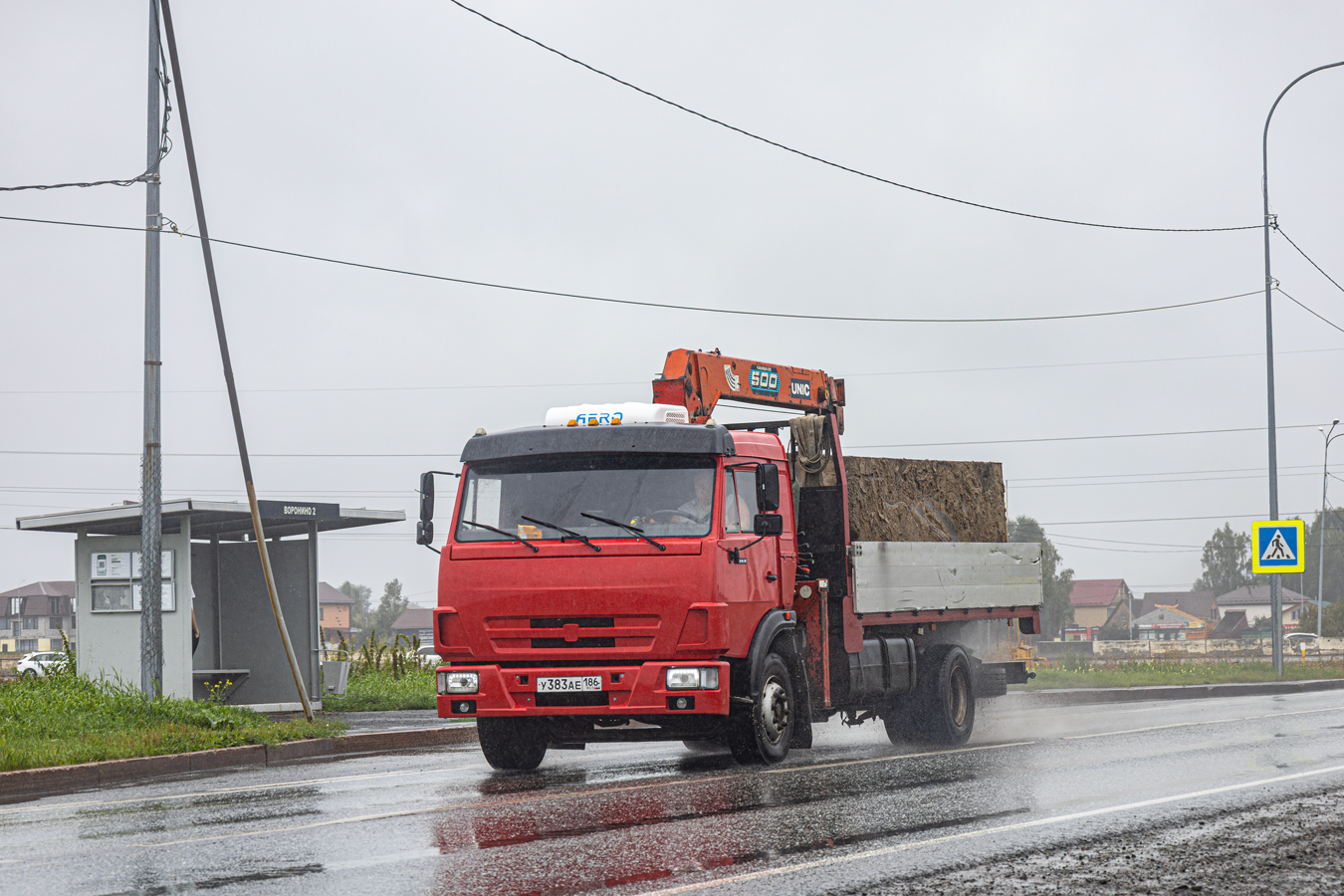Ханты-Мансийский автоном.округ, № У 383 АЕ 186 — КамАЗ-4308 [430800]