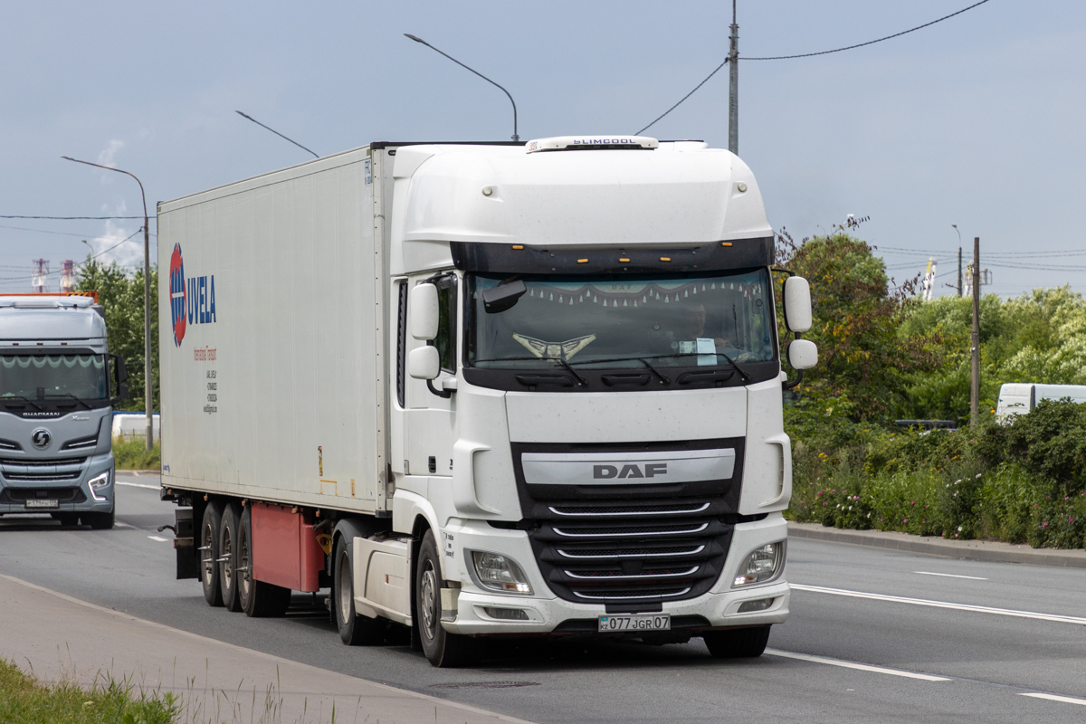 Западно-Казахстанская область, № 077 JGR 07 — DAF XF Euro6 FT