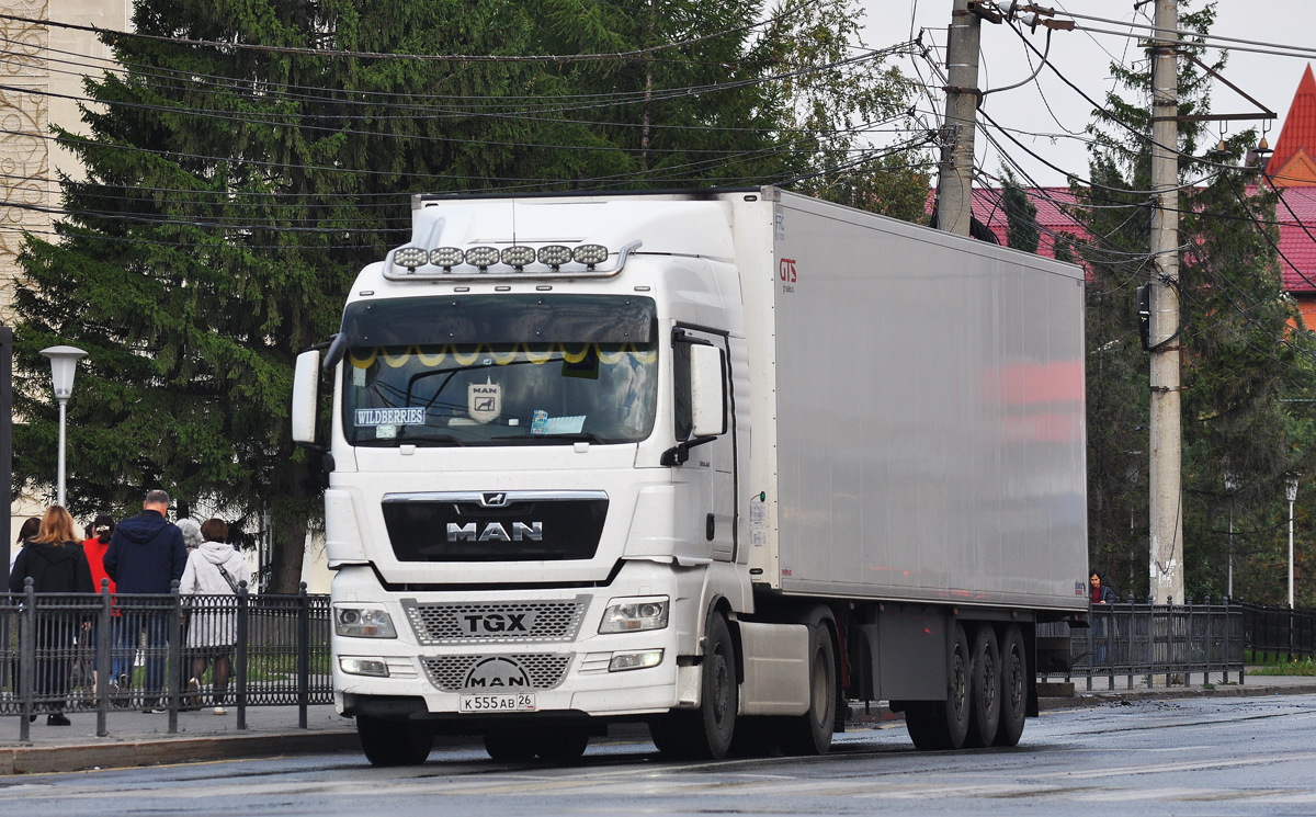 Ставропольский край, № К 555 АВ 26 — MAN TGX 18.400