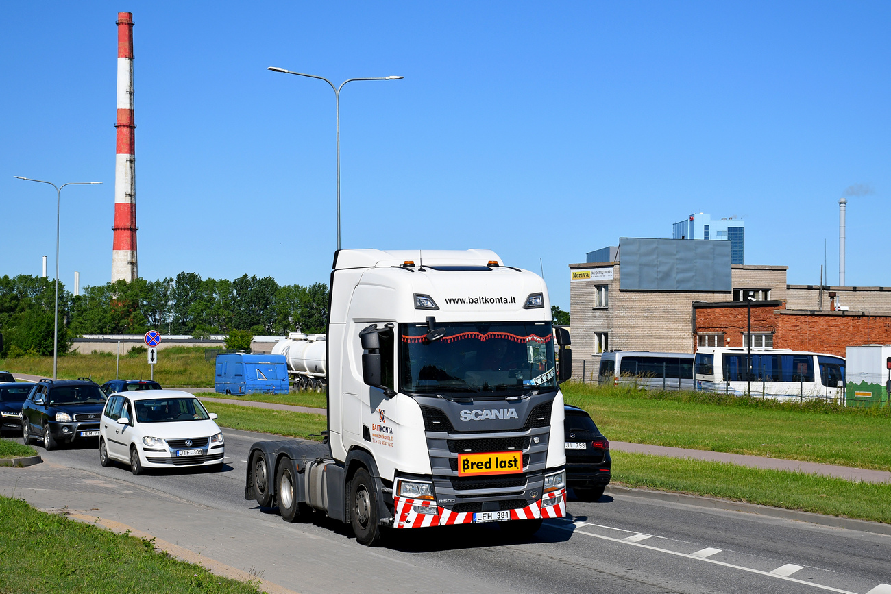 Литва, № LEH 381 — Scania ('2016) R500